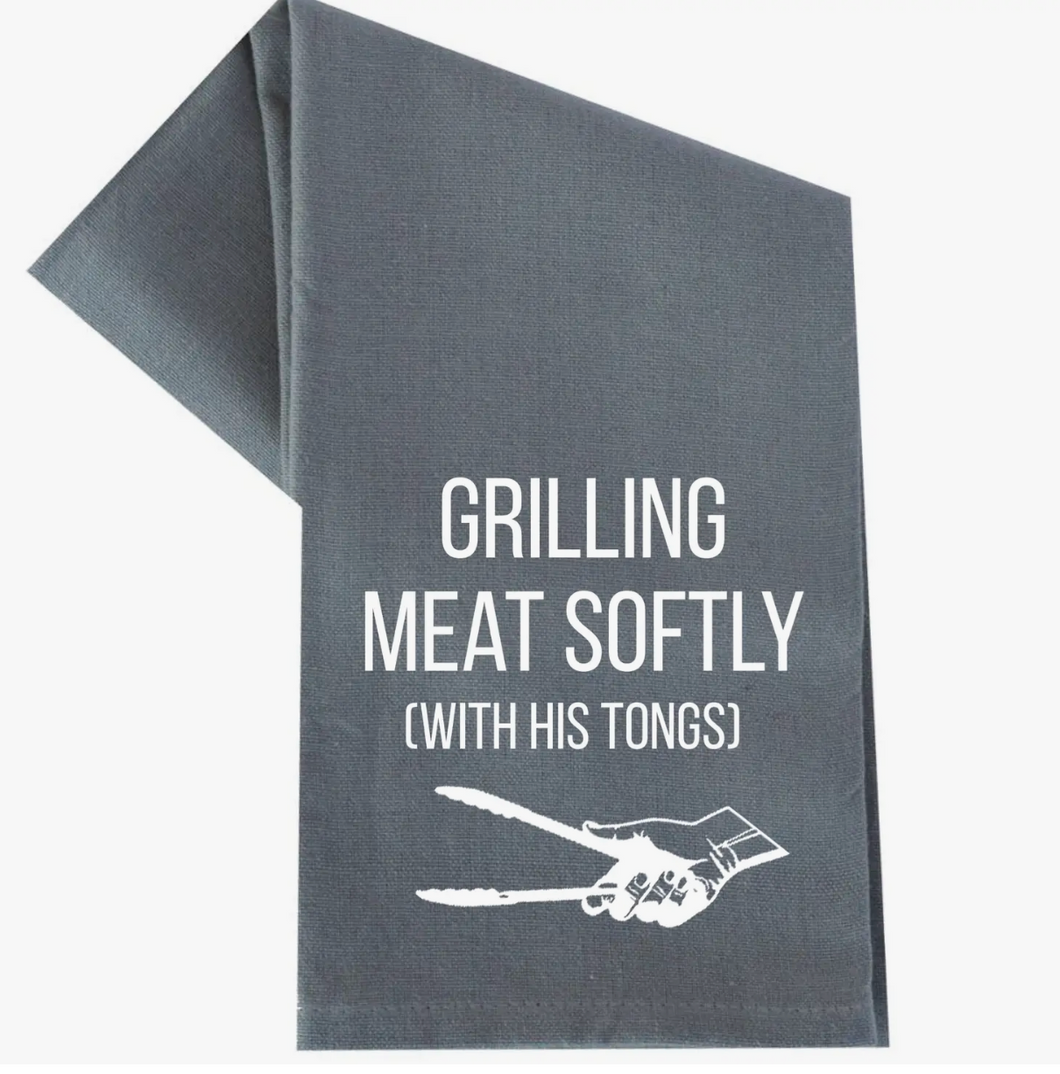 Grilling Meat Softly Towel
