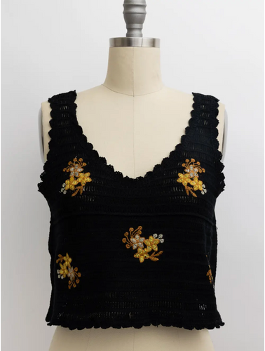 Serene Blooms Crochet Top