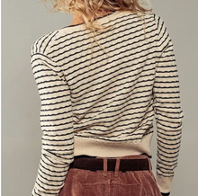 Pyramidal Striped Cardigan