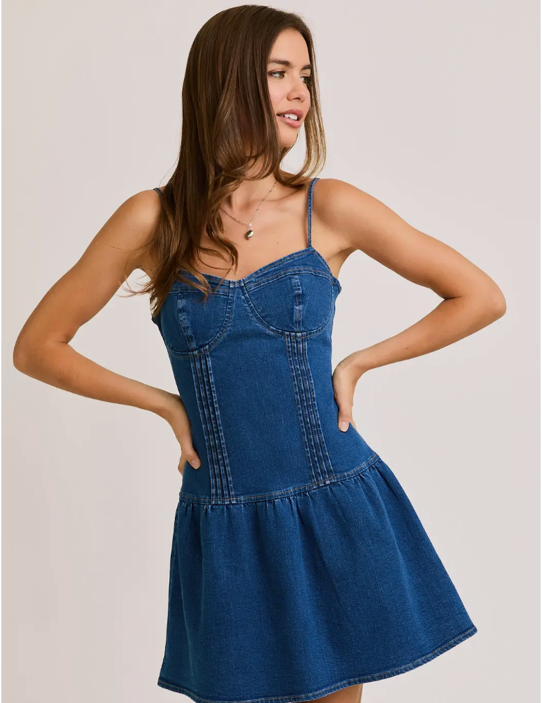denim dreams dress Denim Dreams Midi Dress