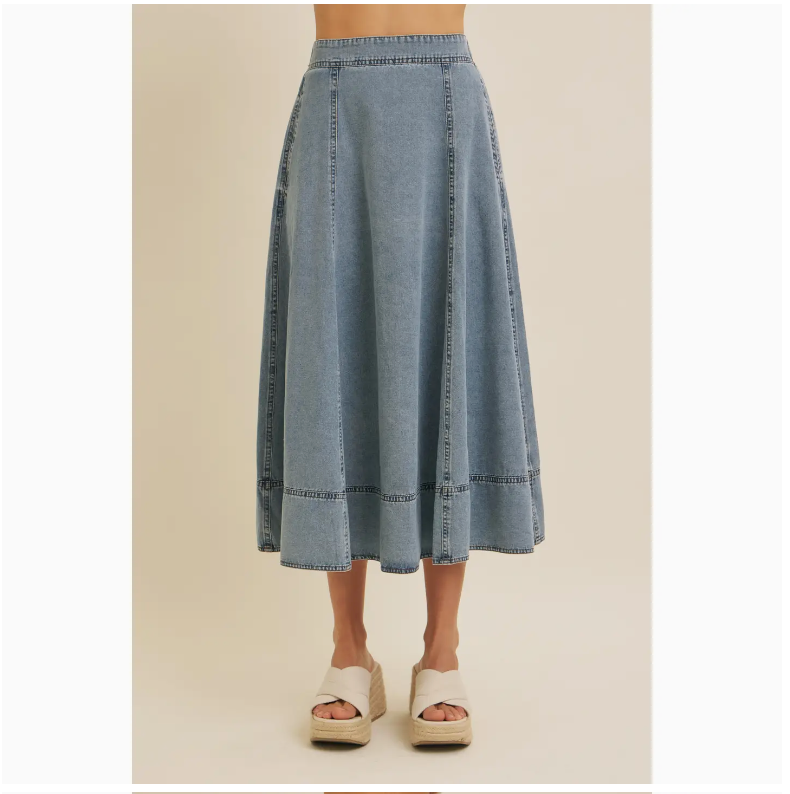 Ruby Denim Midi