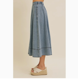 Ruby Denim Midi