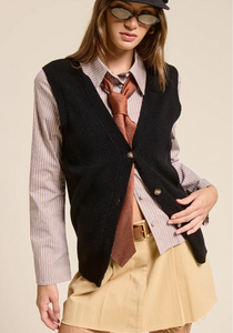 James Vest - black / gray
