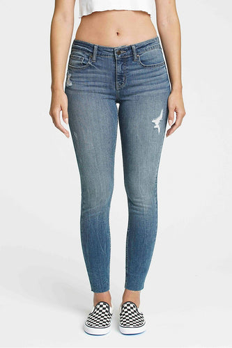 Distressed Jude Mid Rise Denim