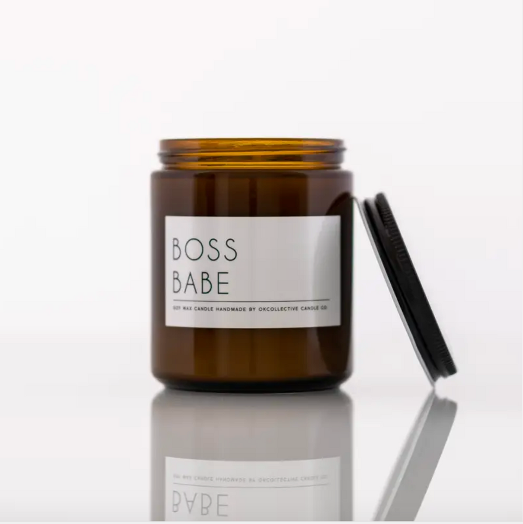 Okcollective Boss Babe Candle