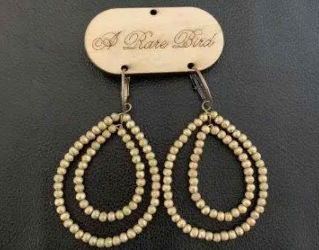 Hand-dyed Teakwood Earrings - Various Colors