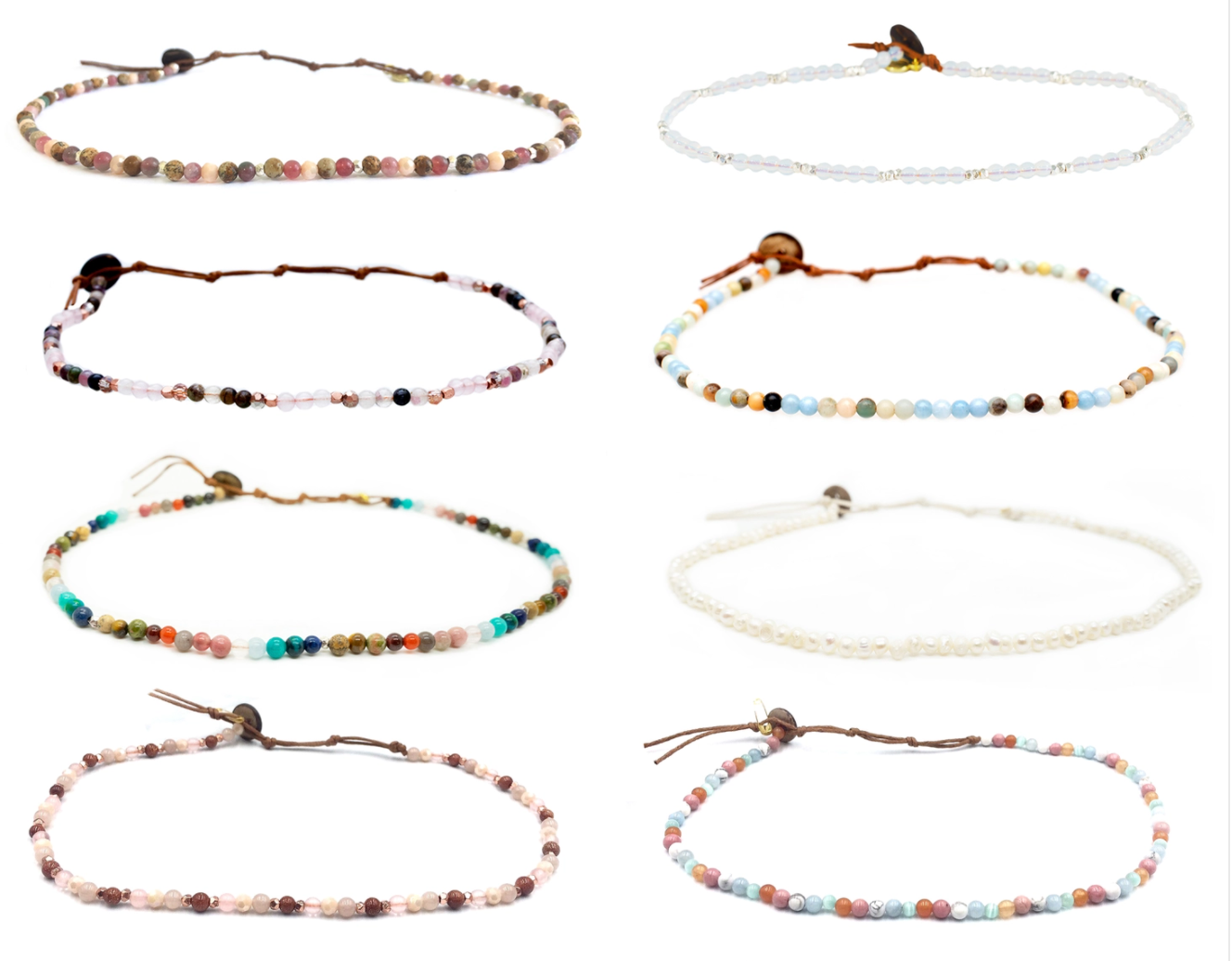 Enlightenment 2mm Necklace + Layered Bracelet Stack | Lotus & Luna -  LotusAndLuna