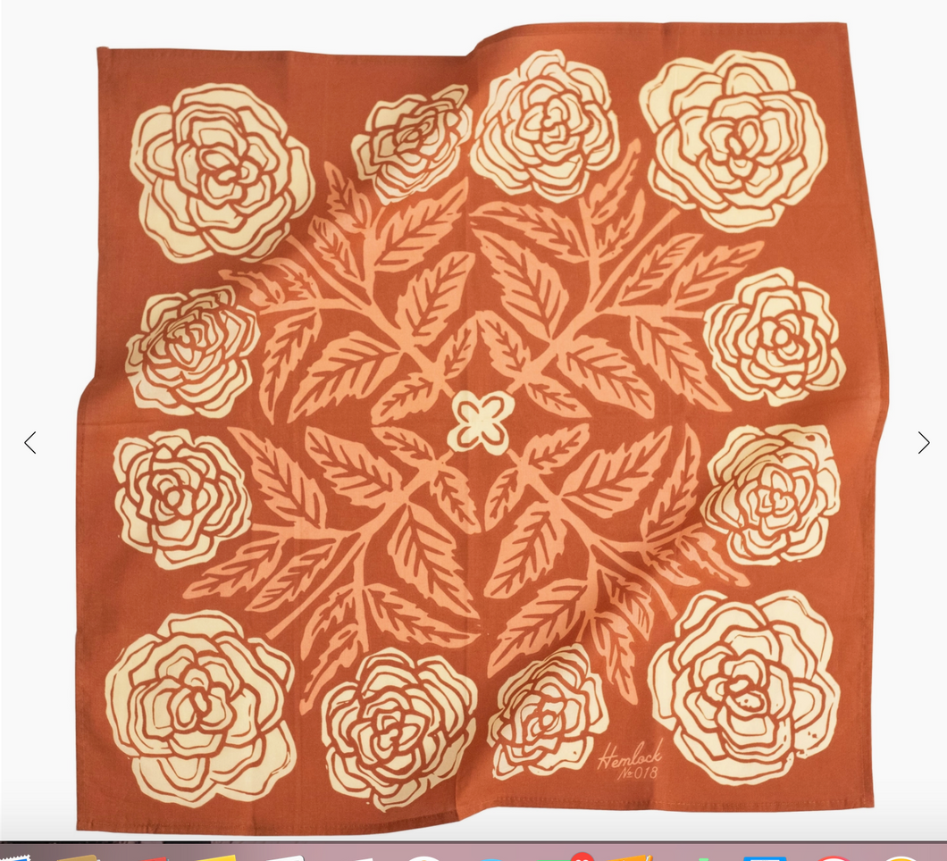 Hemlock Goods Rose Bandana