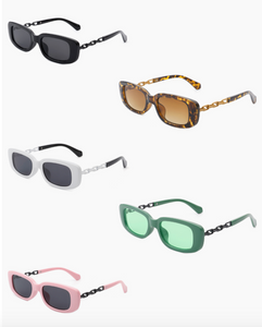 Rectangle Retro Square Vintage Fashion Sunglasses