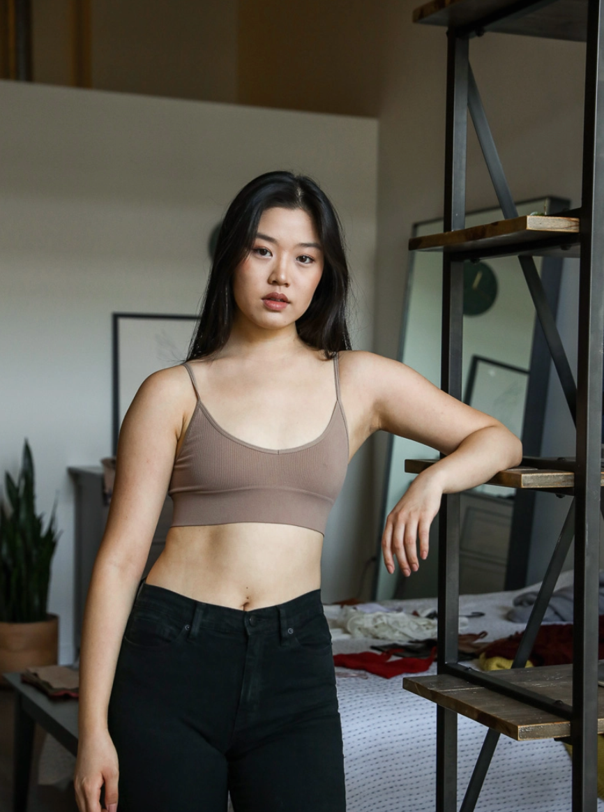 Low Back Basic Seamless Bralette - Various Colors