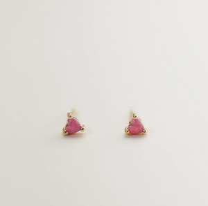 JaxKelly Tiny Pink Opal Heart