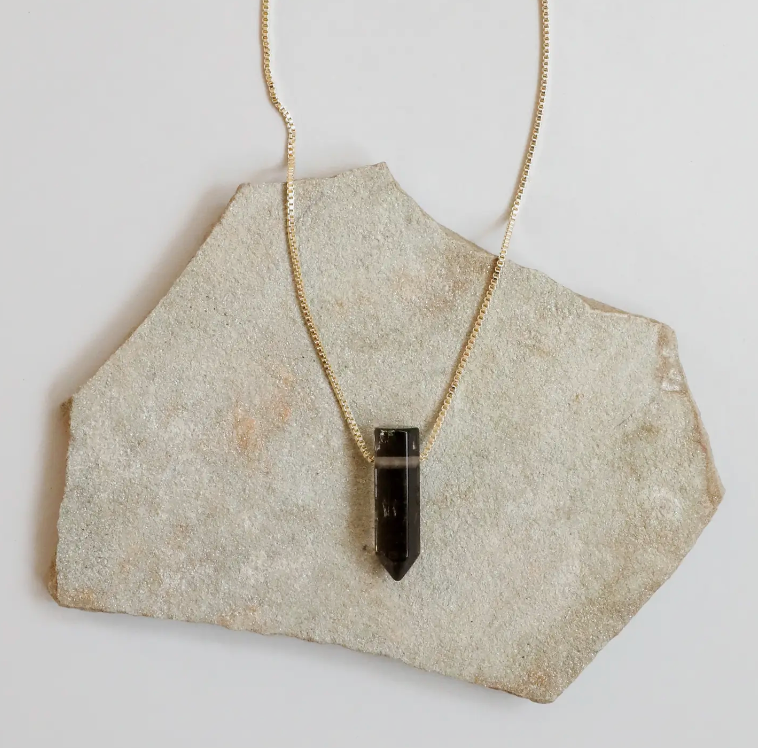 JaxKelly Necklace - Smoky Quartz Point