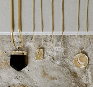 JaxKelly Necklace - Smoky Quartz Pendant