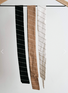 Fabric Band - Striped Linen